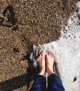 Durdledoor, Dorset, Feet in the sand, A Day Away