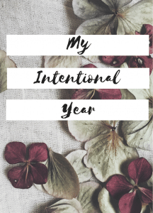 My Intentional Year