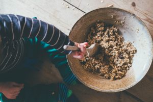 Baking with baby